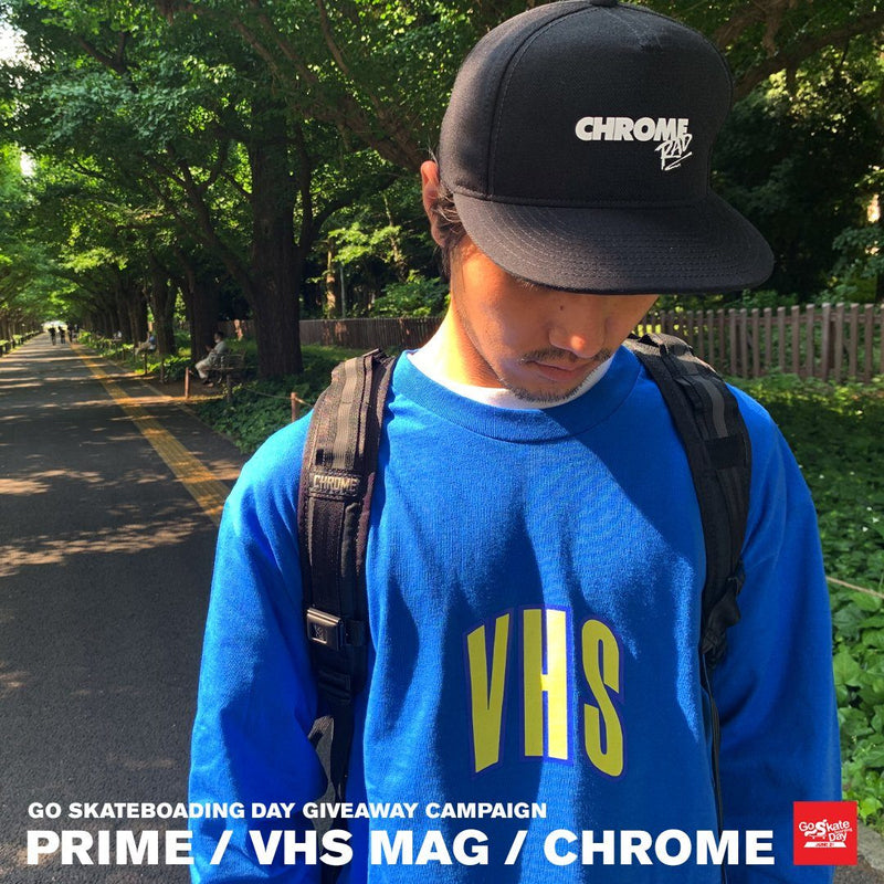 【WIN TO SKATE】<br>GO SKATE BOARDING DAY<br>Prime x VHS MAG x CHROME