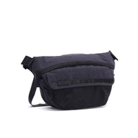 BLACK CANVAS LEATHER