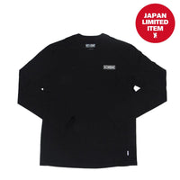 PREMIUM LS HORIZONTAL LOCK UP TEE CLOTHING chromeindustries BLACK/WHITE PRINT S 