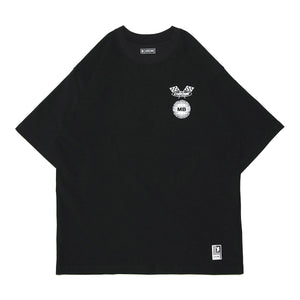 【6°Cマイナス】ライムストーン ケーブ ティー ワイド フィット オリジナル ロゴ CLOTHING chromeindustries MOTO-BUNKA BLACK M 