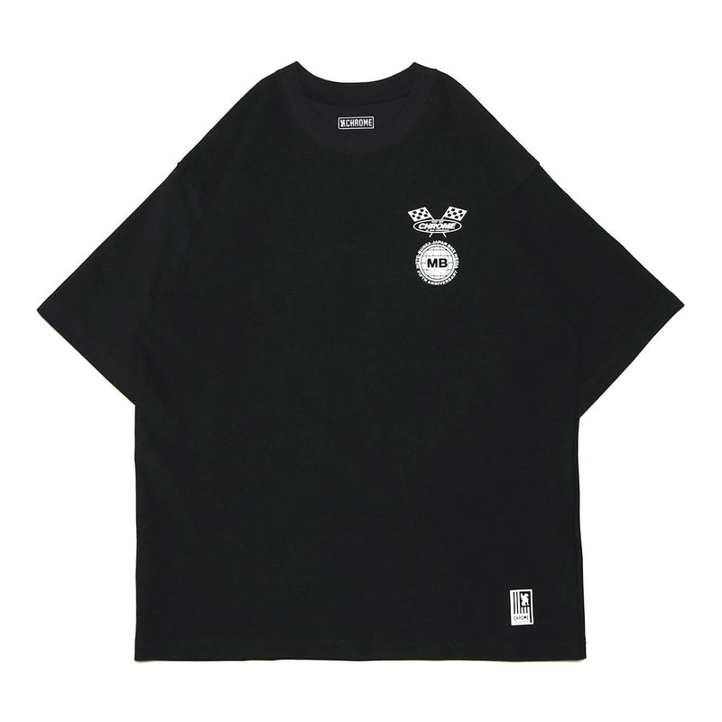 【6°Cマイナス】ライムストーン ケーブ ティー ワイド フィット オリジナル ロゴ CLOTHING chromeindustries MOTO-BUNKA BLACK M 