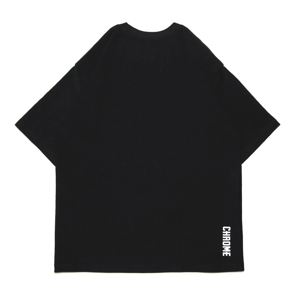 【QUA VINO】 ストリートオデットUネックブラック 6°Cマイナス】CHROME | MOTO-BUNKA ANNIVERSARY COLLAB TEE