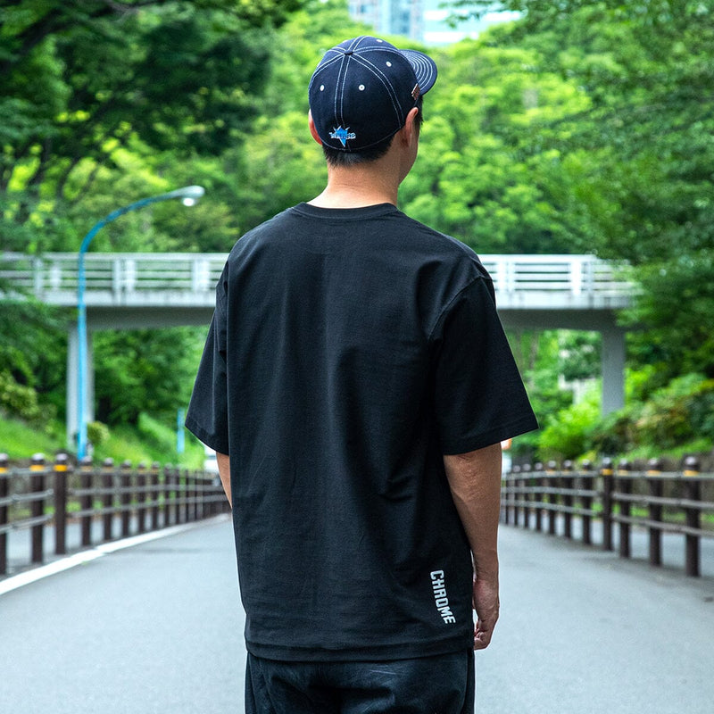 【6°Cマイナス】ライムストーン ケーブ ティー ワイド フィット オリジナル ロゴ CLOTHING chromeindustries 
