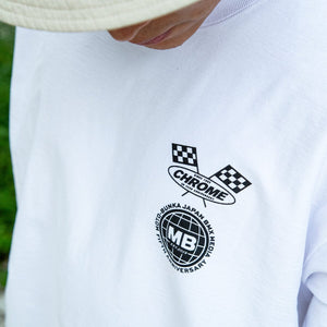【6°Cマイナス】ライムストーン ケーブ ティー ワイド フィット オリジナル ロゴ CLOTHING chromeindustries 