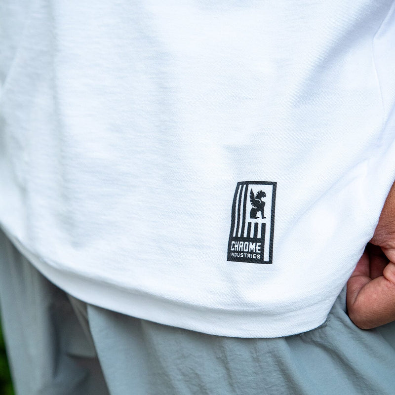 【6°Cマイナス】ライムストーン ケーブ ティー ワイド フィット オリジナル ロゴ CLOTHING chromeindustries 