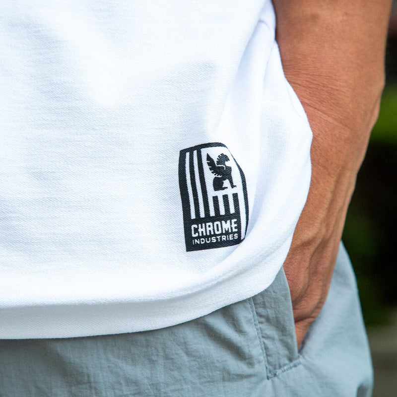 【6°Cマイナス】ライムストーン ケーブ ティー ワイド フィット オリジナル ロゴ CLOTHING chromeindustries 