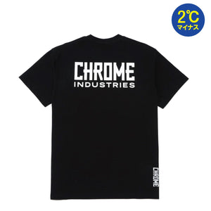 【2°Cマイナス】LIMESTONE CAVE TEE STACKED LOGO CLOTHING chromeindustries BLACK S 