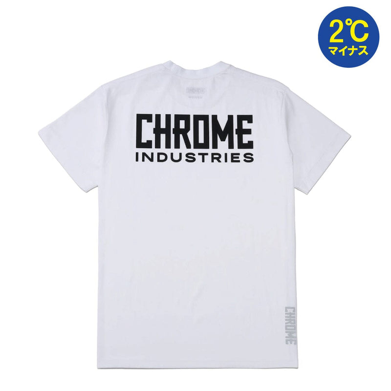 【2°Cマイナス】LIMESTONE CAVE TEE STACKED LOGO CLOTHING chromeindustries WHITE S 