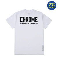 【2°Cマイナス】LIMESTONE CAVE TEE STACKED LOGO CLOTHING chromeindustries WHITE S 