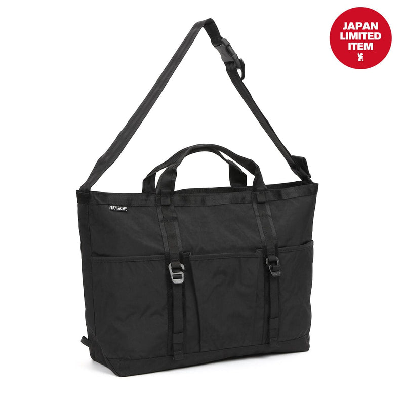 GROCERY TOTE MSNGR 28L BAGS chromeindustries BLACK CRINKLE 