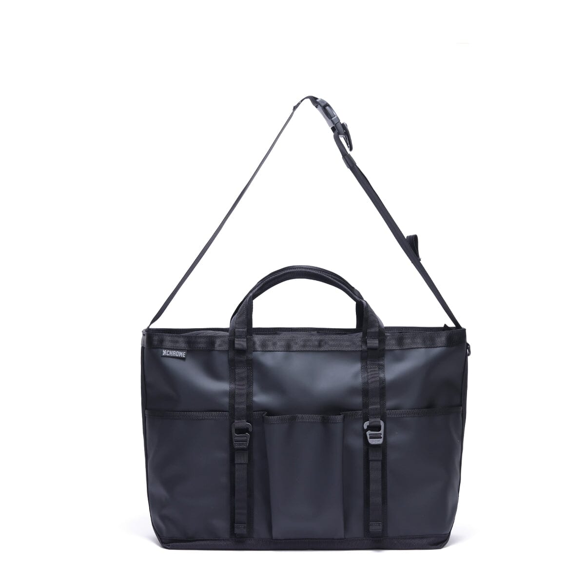 CHROMEグローサリートートメッセンジャー 28L ブラック GROCERY TOTE MSNGR 28L(グローサリー トート メッセンジャー