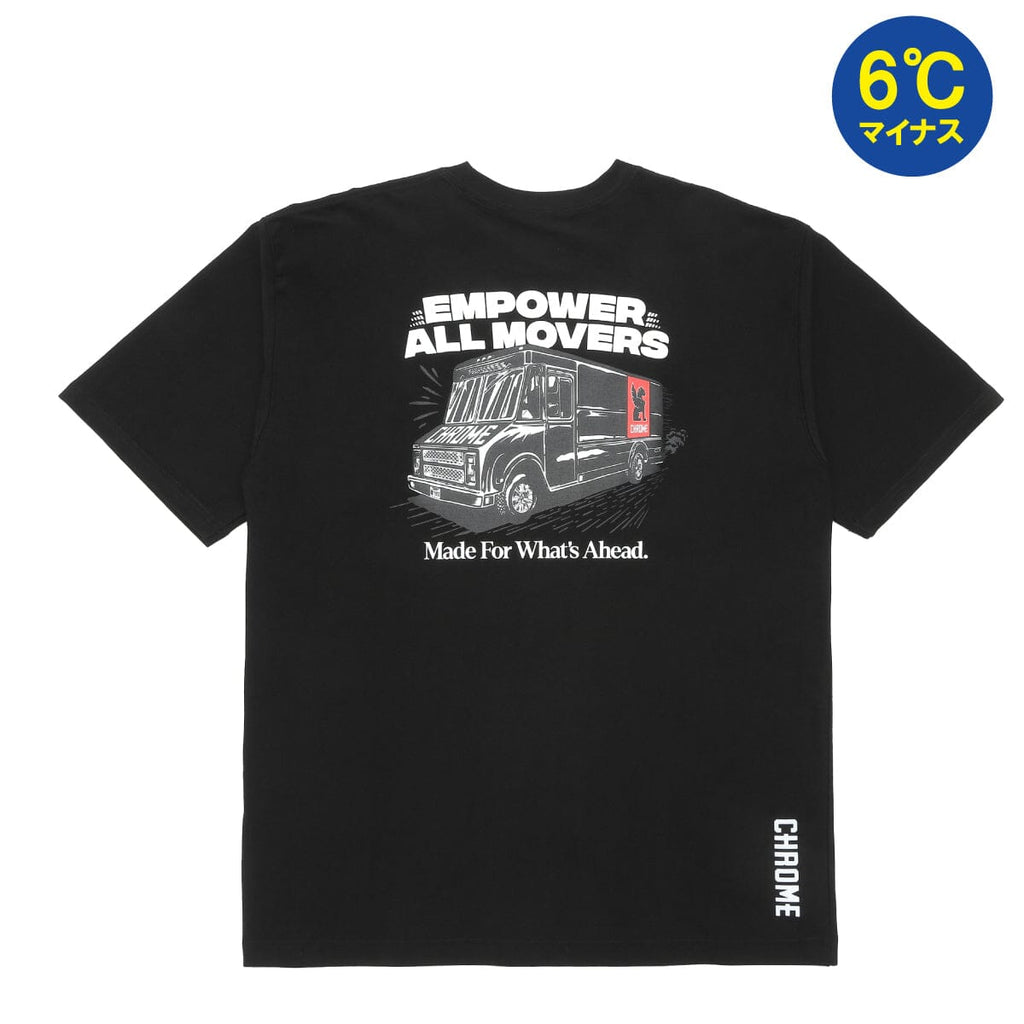 【6°Cマイナス】LSC TEE WIDE FIT CHROME VAN CLOTHING chromeindustries BLACK M 