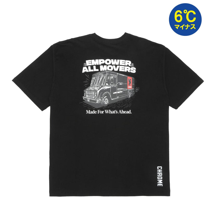 【6°Cマイナス】LSC TEE WIDE FIT CHROME VAN CLOTHING chromeindustries BLACK M 