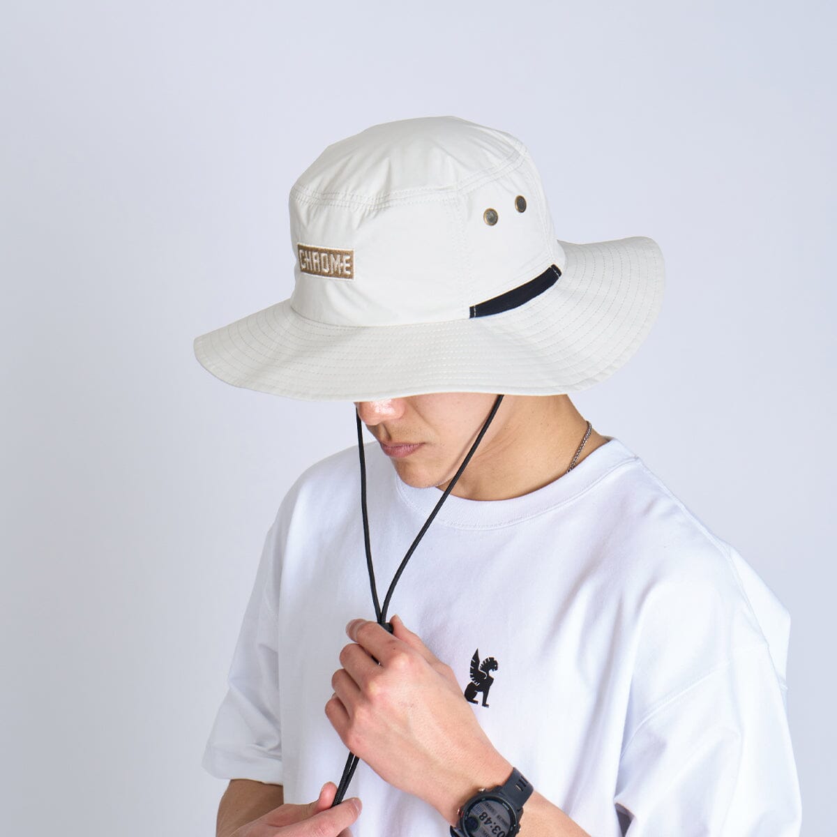 6月下旬再入荷】【17℃マイナス】ライムストーン ハット | クローム