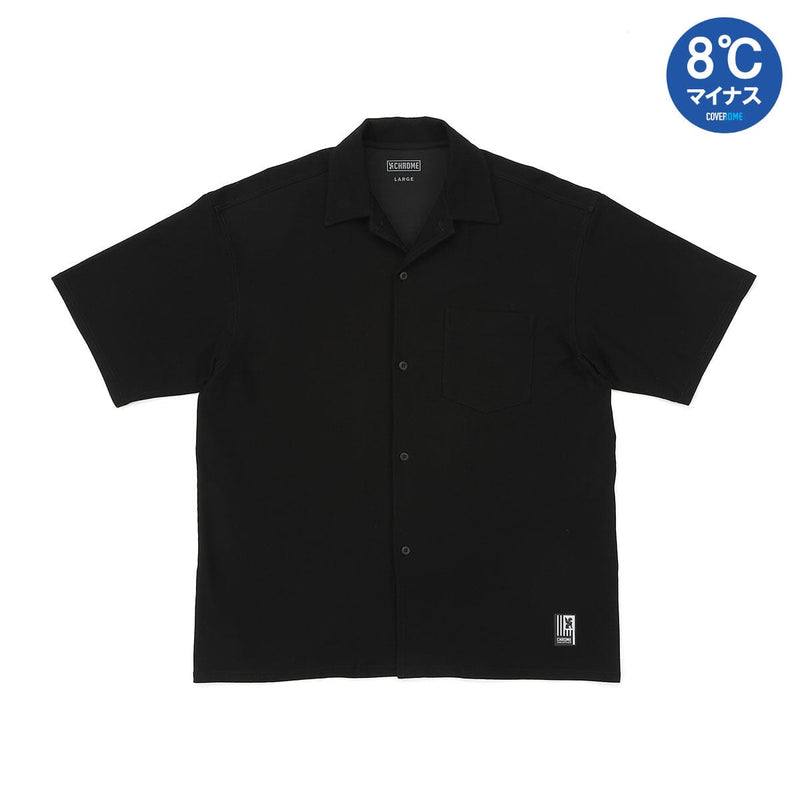 【8°Cマイナス】ライムストーン ケーブ シャツ オリジナル ロゴ CLOTHING chromeindustries BLACK M 