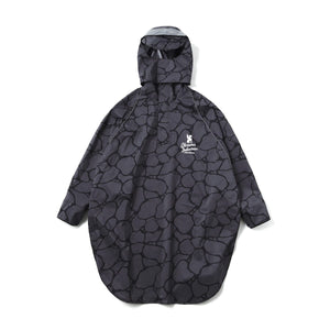 VISIBLE BICYCLE RAIN PONCHO WC TYPE CHROME | Sparkle Oita ACCESSORIES chromeindustries WATER CAMO/SPARKLE 