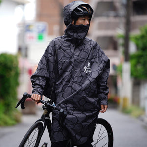 【6/9(月)18時発売】ビジブル バイシクル レイン ポンチョ ウォーター カモフラージュ タイプ クローム ACCESSORIES chromeindustries 