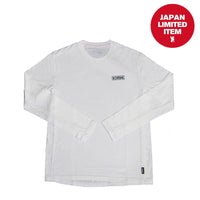 PREMIUM LS HORIZONTAL LOCK UP TEE(SALE) CLOTHING chromeindustries WHITE/GREY PRINT S 