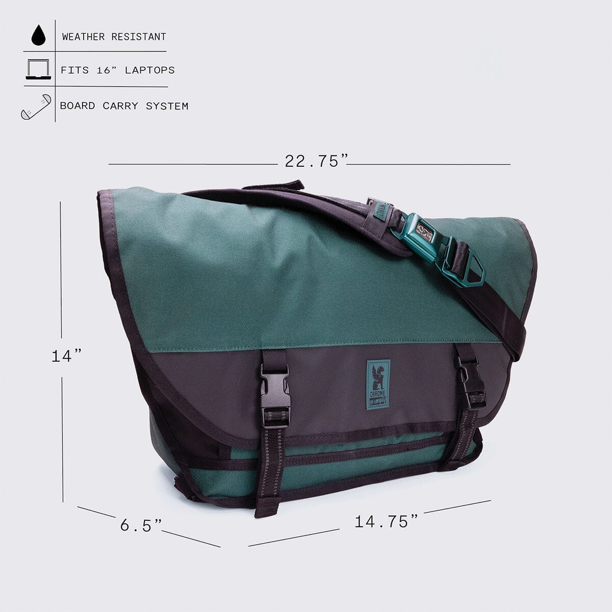 CTZ 24L MESSENGER(シーティーゼット 24L メッセンジャー) | クローム