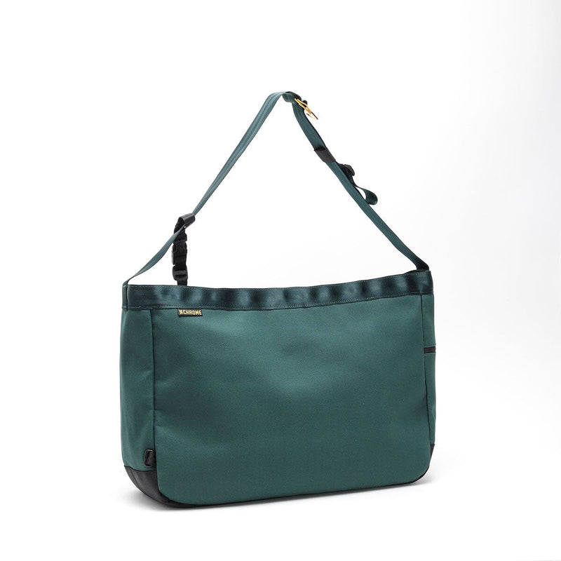 ニュースペーパー メッセンジャー BAGS chromeindustries DEEP GREEN / SUEDE OS 