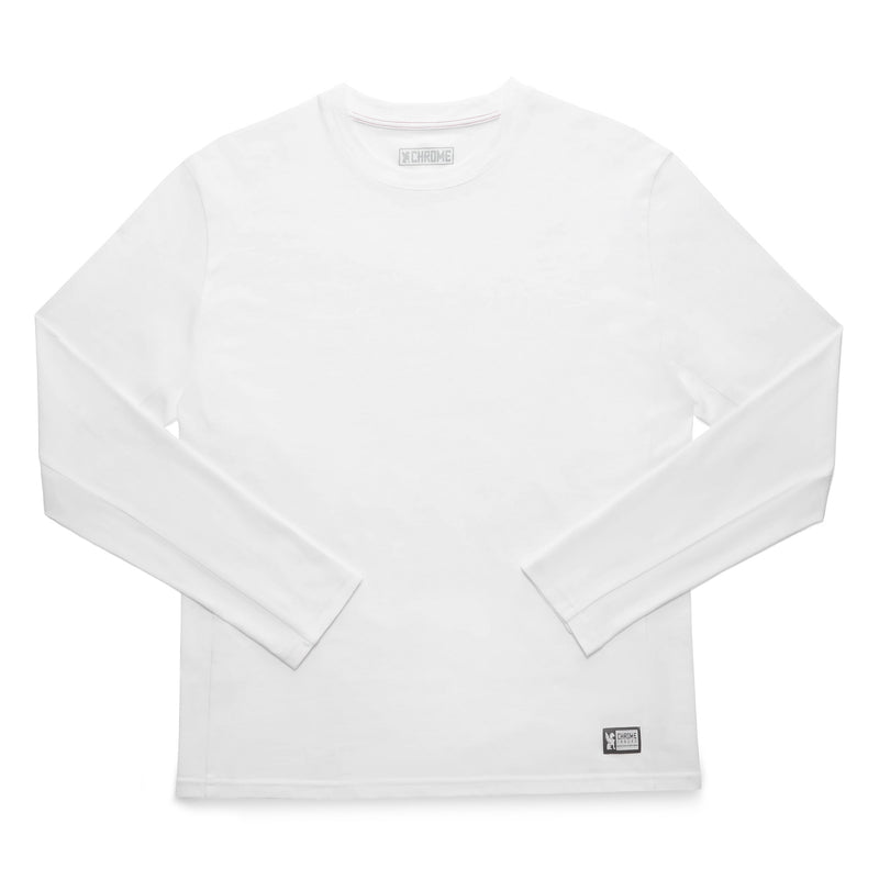 CHROME ISSUED LS TEE CLOTHING chromeindustries WHITE S 