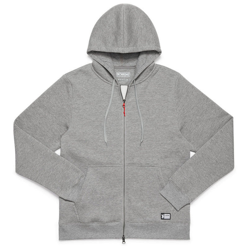 CHROME ISSUED FLEECE HOODIE CLOTHING chromeindustries CASTLEROCK HEATHER S 