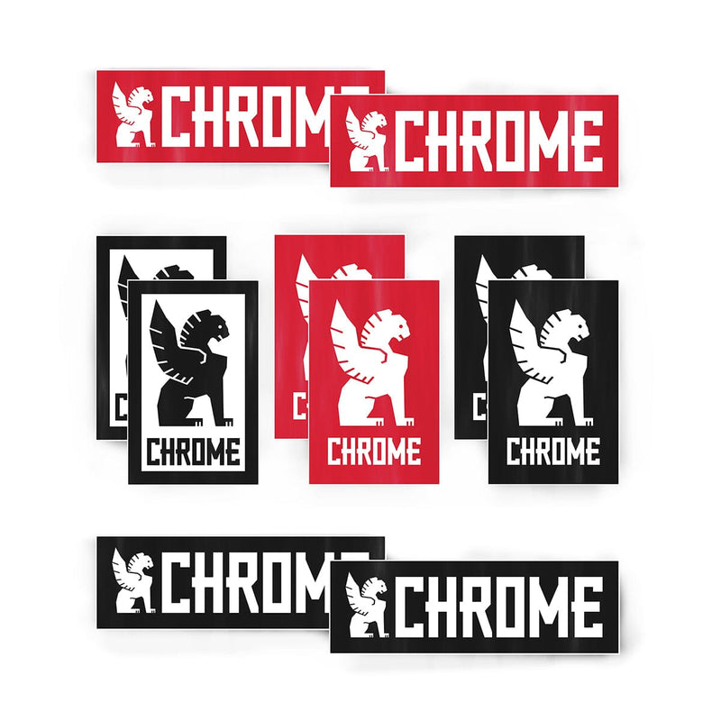 CHROME STICKER PACK ACCESSORIES chromeindustries MULTI PACK 