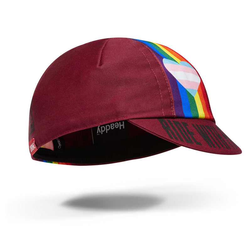 RIDE WITH PRIDE CYCLING CAP ACCESSORIES chromeindustries BORDEAUX 